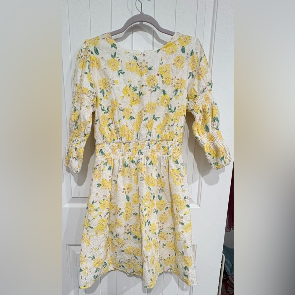 Roolee Salt noble grove floral eyelet dress